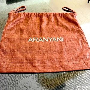 Aranyani dust bag in pure silk. NWOT.  No further discount.